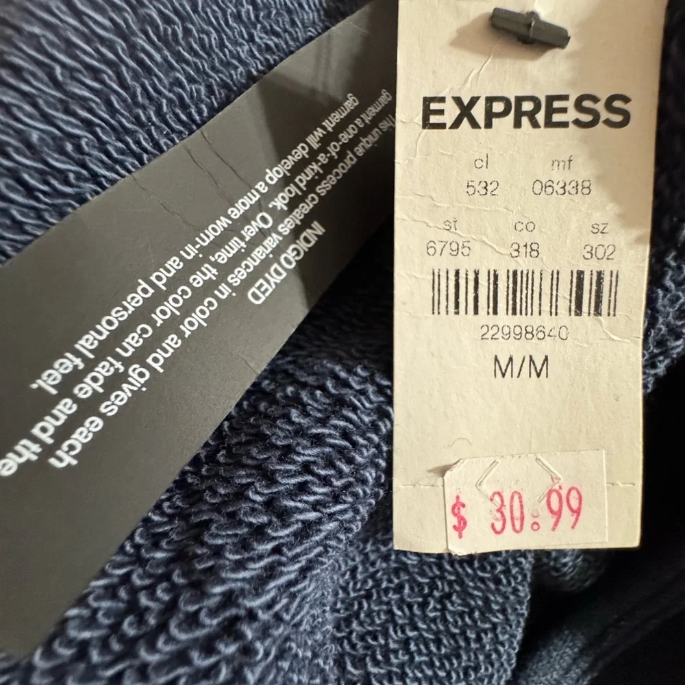 Express 111 Men’s Navy Sweater